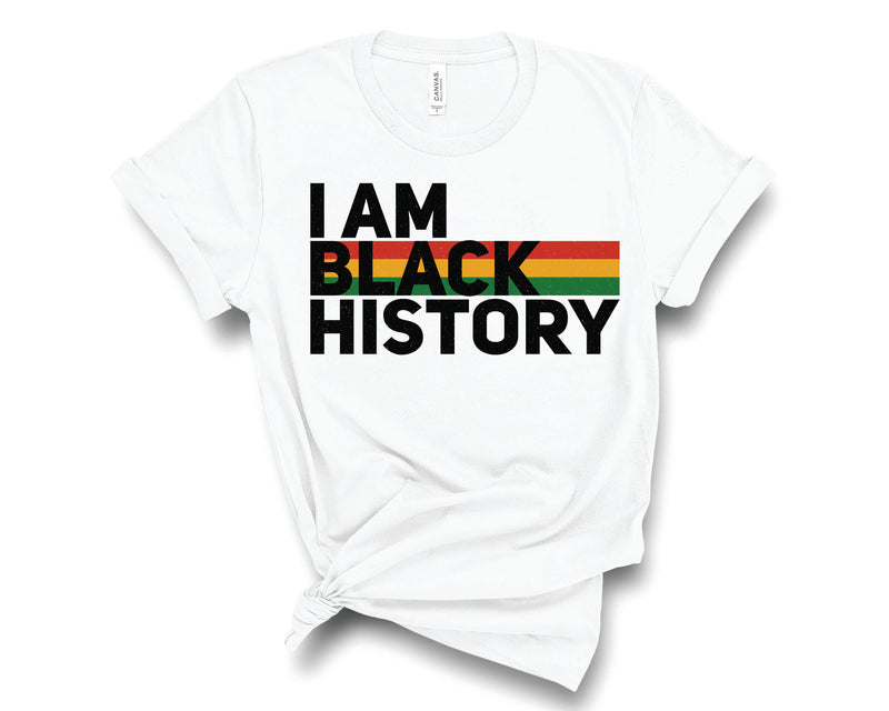I Am Black History Stripes - Transfer
