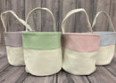 Seersucker Easter Bucket