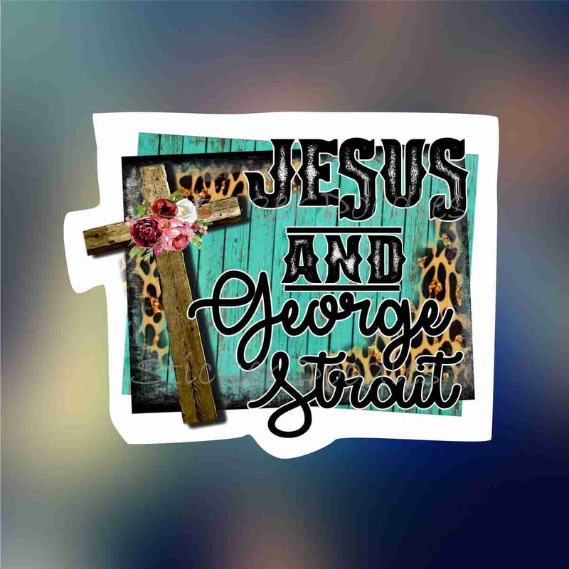 Jesus and GS - Sticker