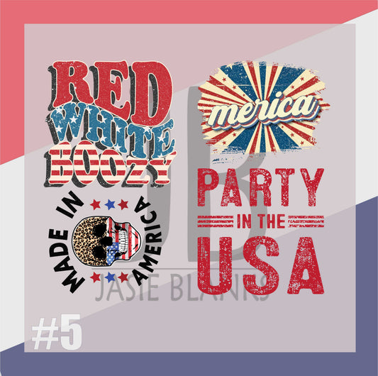 July 4th Gang Sheet #5