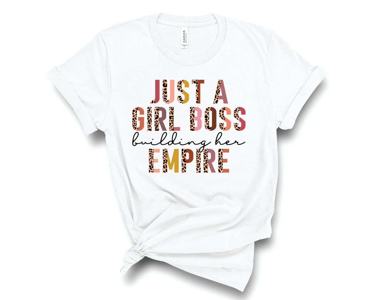 Just A Girl Boss Half Leopard  - Transfer