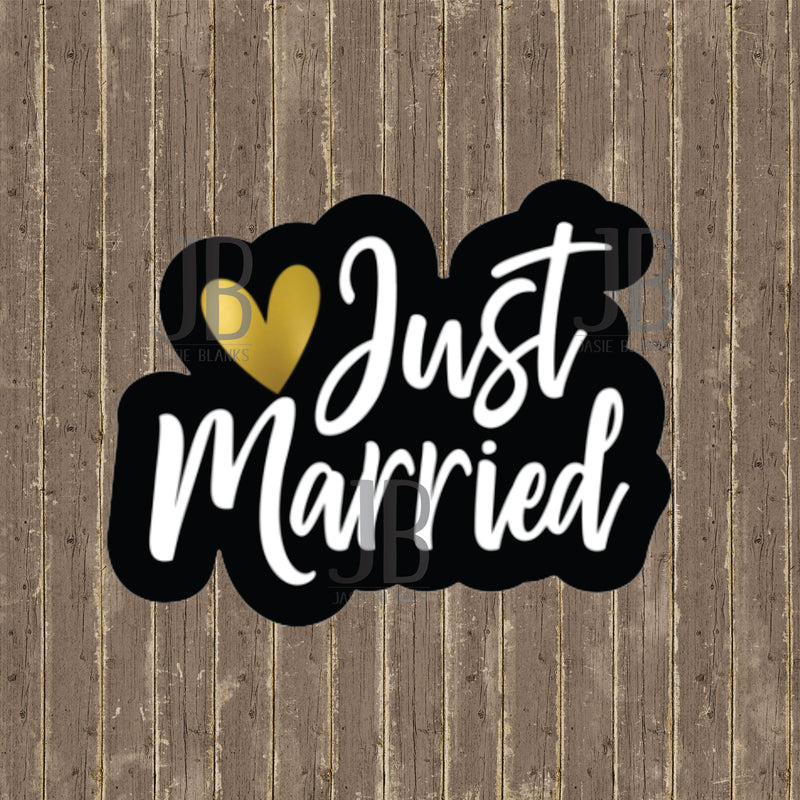 Just Married Photo Prop