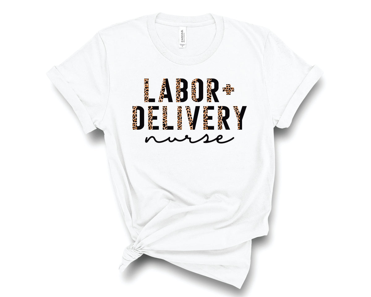 L&D Nurse Half Leopard Black - Transfer