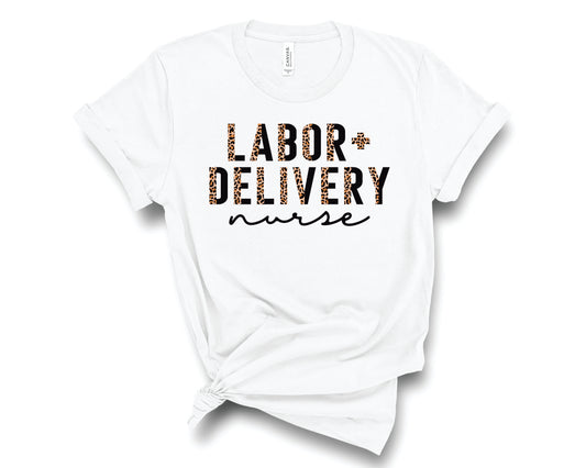 L&D Nurse Half Leopard Black - Transfer