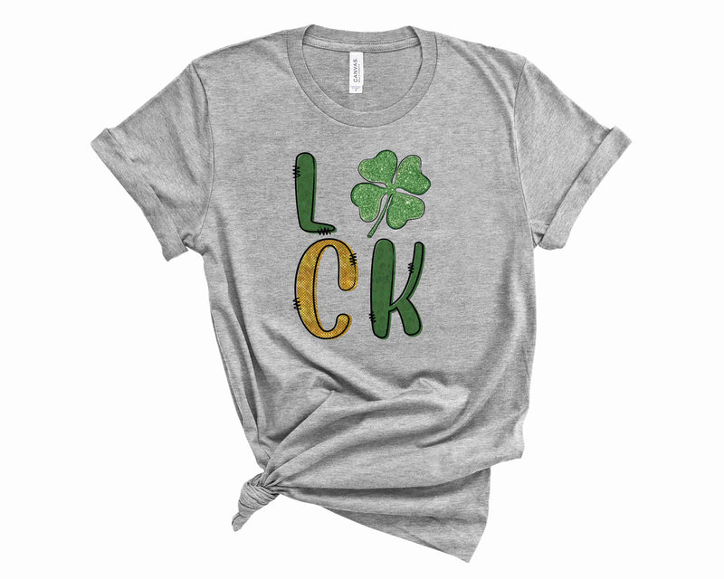 LUCK clover  - Graphic Tee