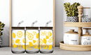 16oz Glass Jar Sublimation Wrap-- Lemons