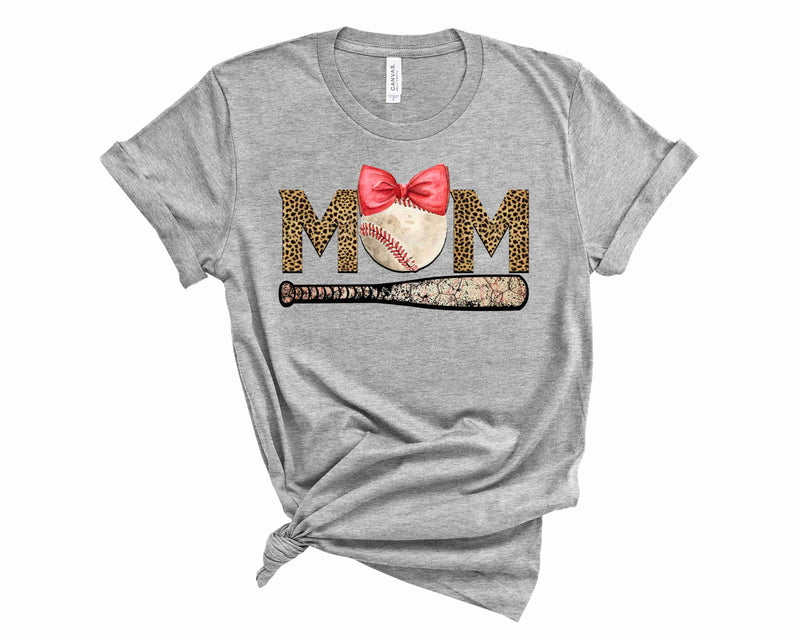 Leopard Baseball Mom- Transfer