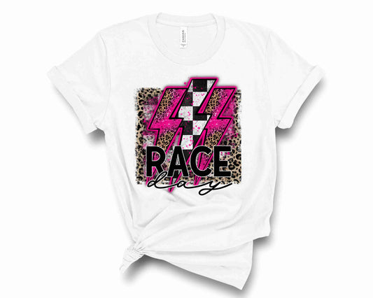 Leopard Pink Race Day - Transfer