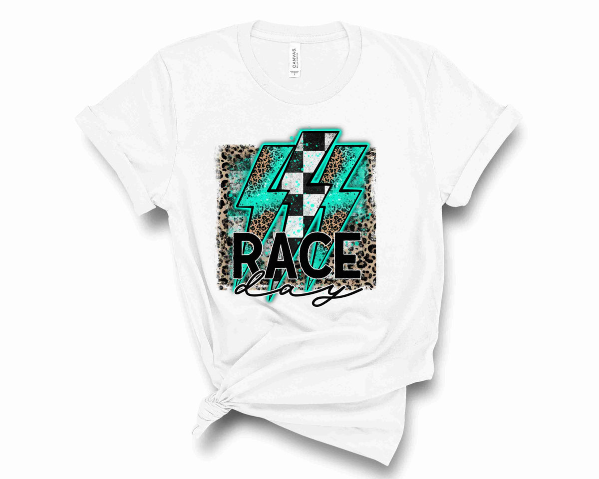 Leopard Teal Race Day- Transfer