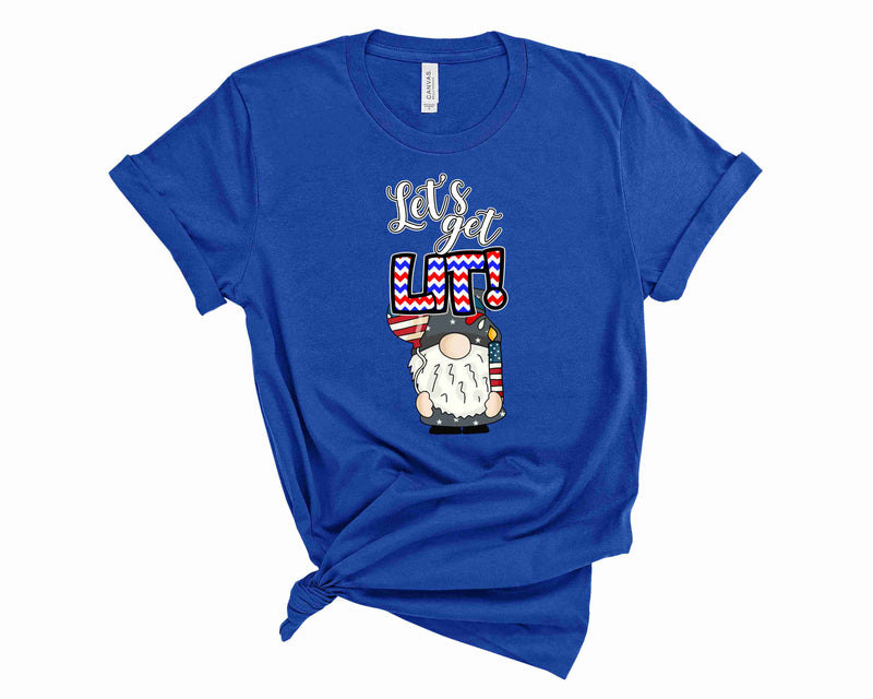 Let's Get Lit Gnome- Graphic Tee