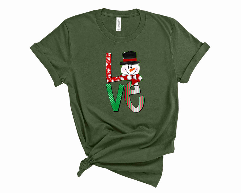 Love and Snowman - Graphic Tee