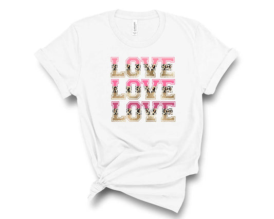 Love pink & leopard - Transfer