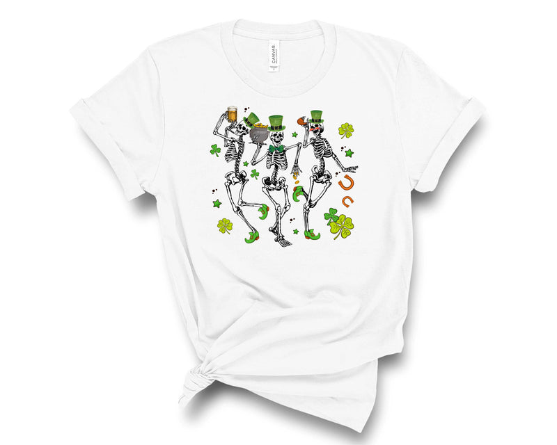 Lucky Dancing Skeletons - Graphic Tee