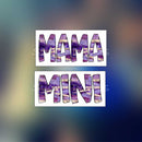 Mama/Mini Purple - Sticker