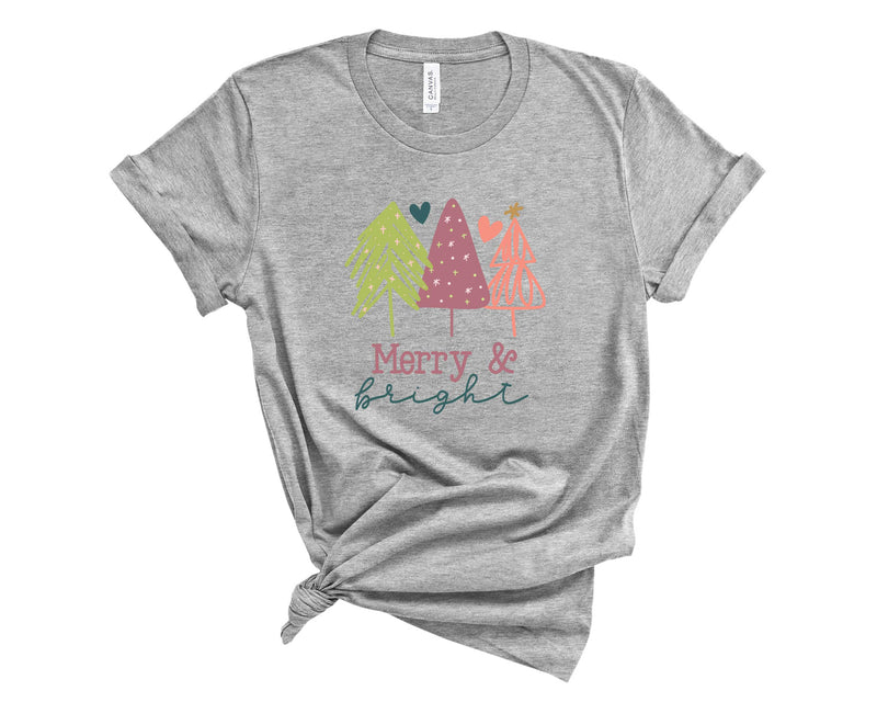 Merry and Bright pastel - Graphic Tee