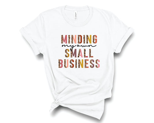 Minding My Small Business Half Leopard  - Transfer
