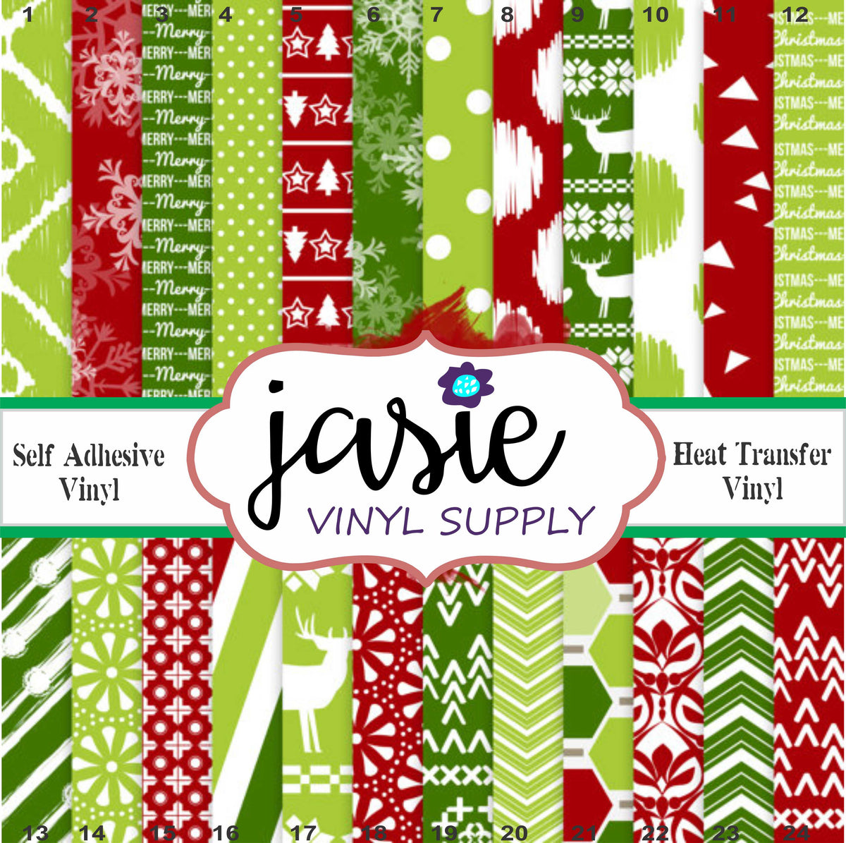 Mistletoe Printed Vinyl