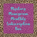 Mystery Monogram - Monthly Subscription Box