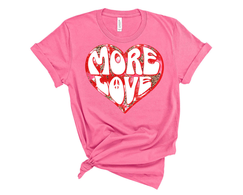 More Love Leopard Heart - Graphic Tee