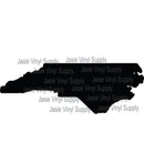 Acrylic-North Carolina Keychain