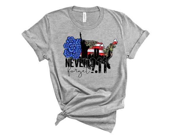 Never Forget Flowers- Graphic Tee