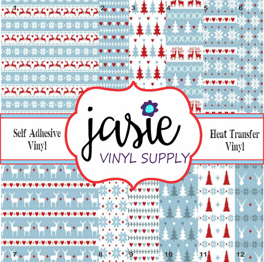 Nordic Christmas Printed Vinyl