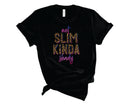 Not Slim Kinda Shady Colorful Leopard - Transfer