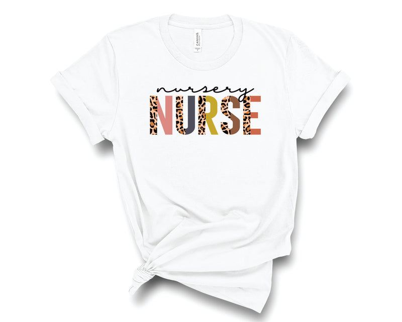Nursery Nurse Half Leopard - Graphic Tee