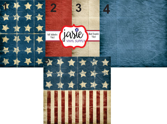Old Glory Printed Vinyl