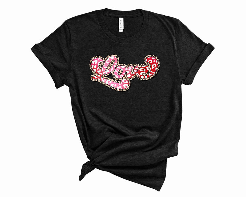 Ombre Leopard Love- Graphic Tee