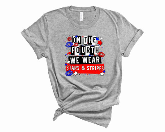 On The 4th- Stars & Stripes- Transfer