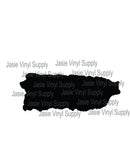 Acrylic- Puerto Rico with No Islands Keychain