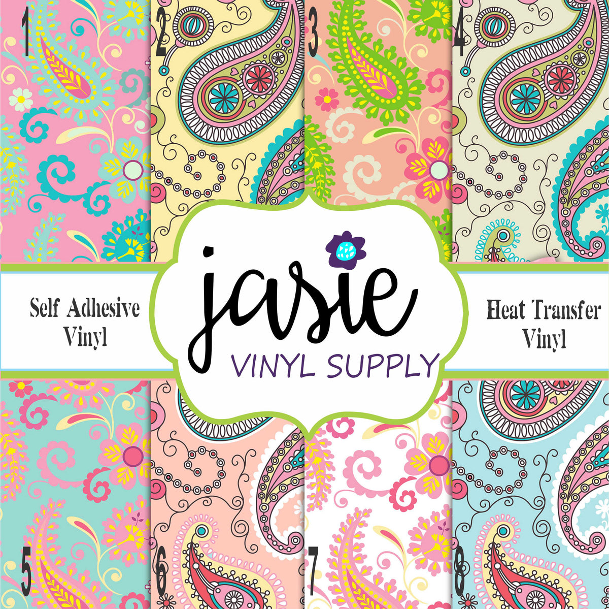 Paisley Candy Printed Vinyl