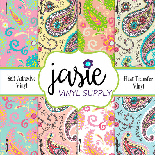 Paisley Candy Printed Vinyl