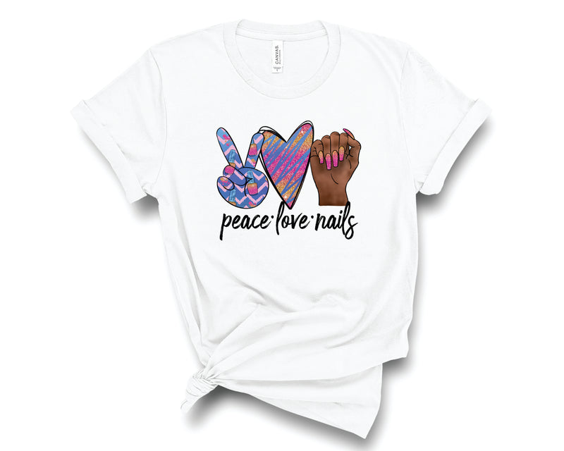 Peace Love Nails - Graphic Tee