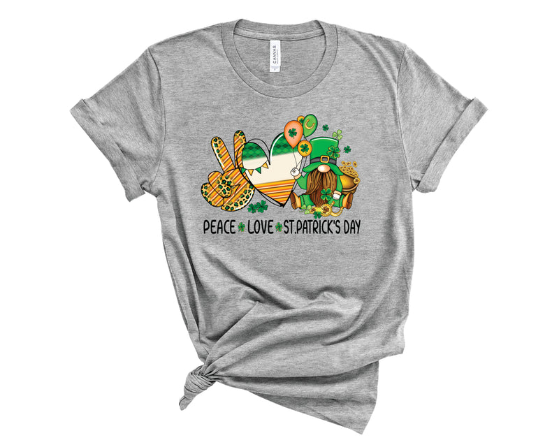 Peace Love St. Patricks Day - Graphic Tee