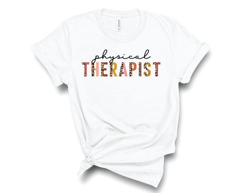 Physical Therapist Half leopard - Graphic Tee