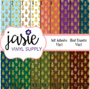 Gold Pineapples Printed Vinyl