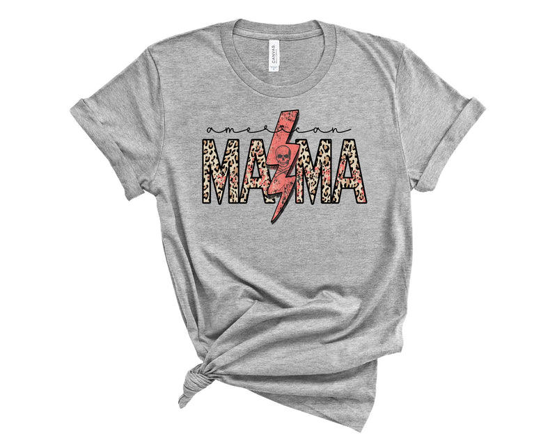 Pink American Mama - Graphic Tee