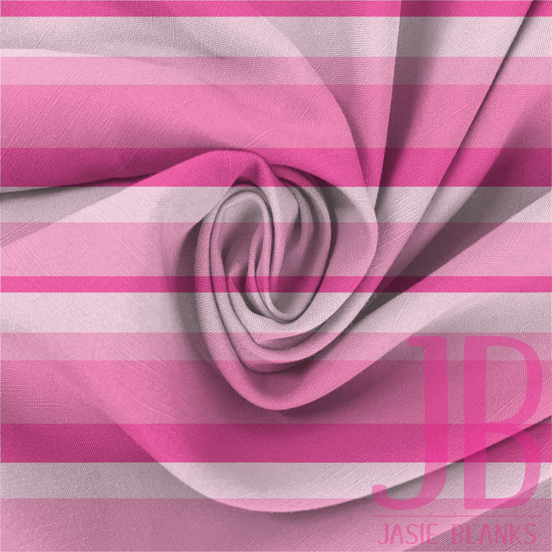 Pink Stripes Fabric