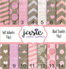 Burlap Printed Vinyl