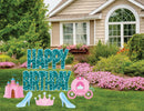 Princess Birthday Yard Card Set