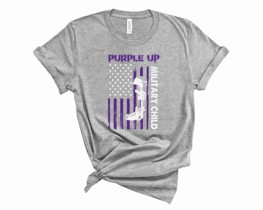 Purple Up Flag Boots- Transfer
