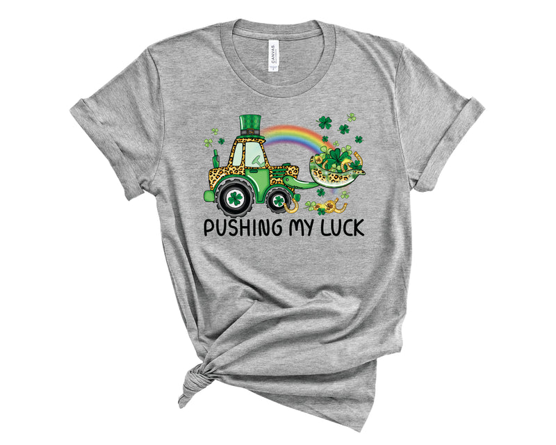 Pushing My Luck Leopard Tractor - Graphic Tee