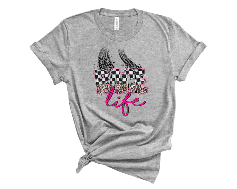 Race life pink  - Graphic Tee