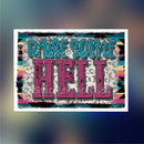 Raise some hell - Sticker