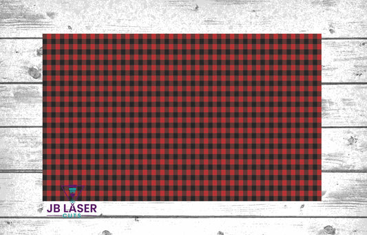 Red Buffalo Plaid - Patterned Material