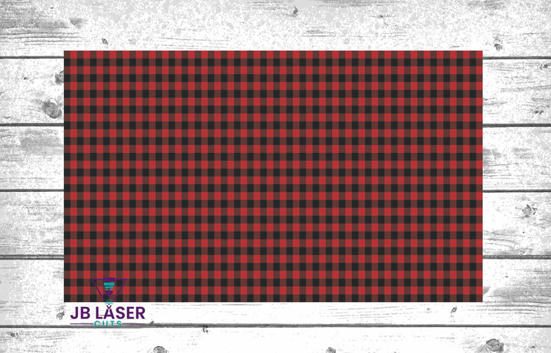 Red Buffalo Plaid - Patterned Material