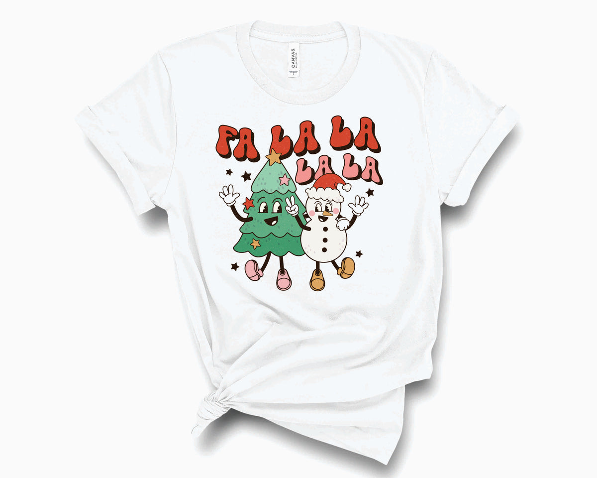 Retro Fa La La Tree - Transfer