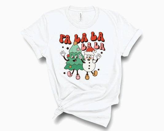 Retro Fa La La Tree - Transfer